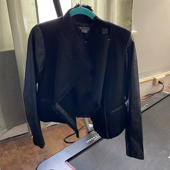Vince Jackets & Blazers - Vince. Lamb leather and wool jacket